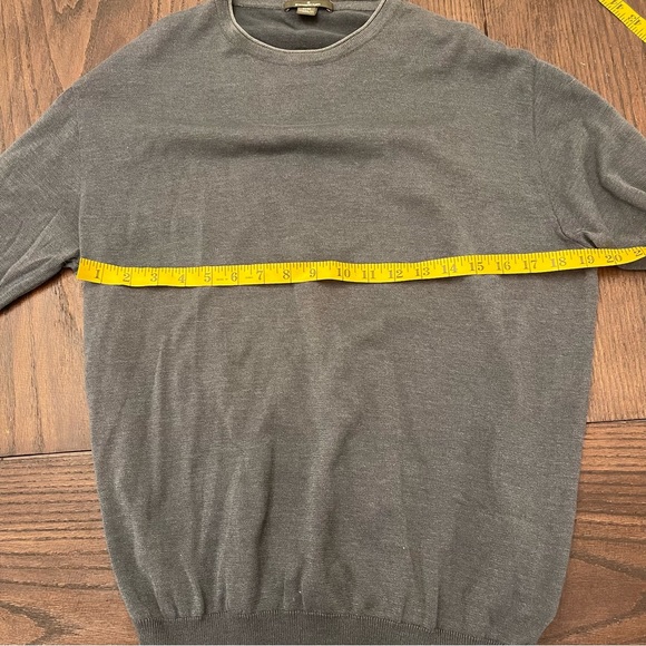 ermenegildo zegna blue long sleeve shirt made in Italy size medium - Picture 7 of 9